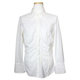 Camicia avorio Hugo Boss Bianco