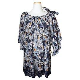 Chloé Camicetta in cotone a fiori Multicolore