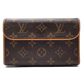 Louis Vuitton Monogramm Pochette Florentine XS Schwarz