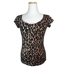 Dolce & Gabbana Dolce Gabbana Underwear Leopard Top Brown