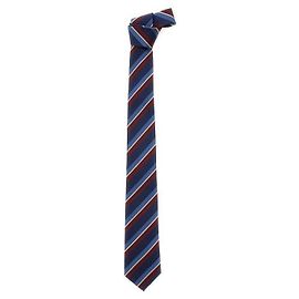 Valentino Corbata de seda a rayas Azul
