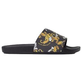 Versace Slide Sandals Black