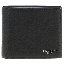 Givenchy Grainleder-Geldbörse Schwarz