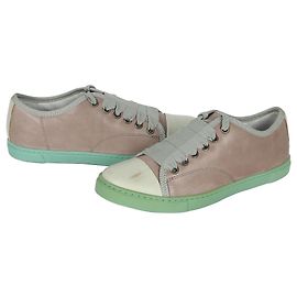 Lanvin Sneakers in pelle per donne Marrone