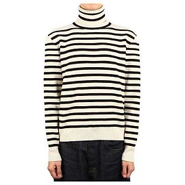 Céline Cashmere Turtleneck Knit White