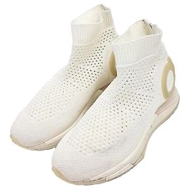 Salvatore Ferragamo Baskets Sax Blanc