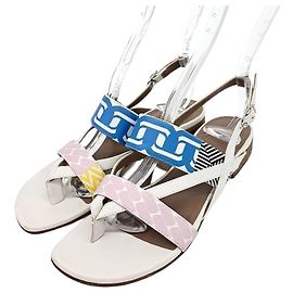 Hermès Hermes Sandalen Weiß