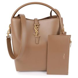 Saint Laurent Borsa a secchiello da donna Marrone