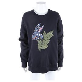 Burberry Long Sleeve Sweatshirt Blue