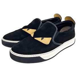 Fendi Monster Slip-On Black