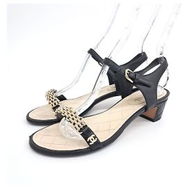 Chanel Sandals Black