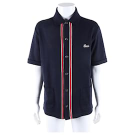 Gucci Kurzarm-Strickshirt Blau