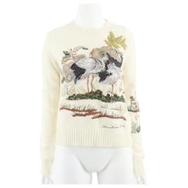 Dior Kaschmir-Strickoberteil Weiß