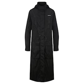 Off White Imperméable Diagonal Condition Blanc