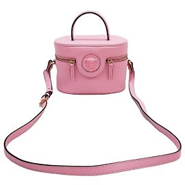 Versace Bolsa de ombro mini vanity La Medusa Rosa