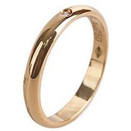 Cartier Ehering aus Gelbgold mit Diamant - Größe Gelb