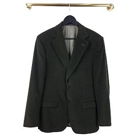 Ermenegildo Zegna Corduroy Blazer Jacket Black
