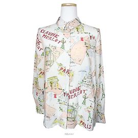 Claudie Pierlot Blusa de Seda L'Avie em Paris Multicor