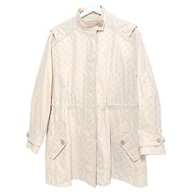 Louis Vuitton Parka oversize con monogramma Bianco