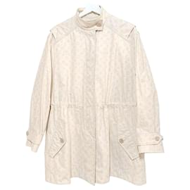 Louis Vuitton Monogram Oversized Parka Jacket White