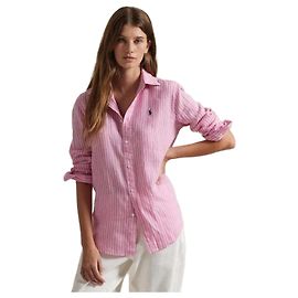 Ralph Lauren Classic Fit Stripe Shirt White