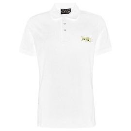 Versace Polo-Shirt mit Logo Weiß