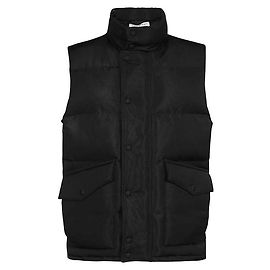 Alexander Mcqueen Graffiti Puffer Vest Black