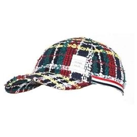 Thom Browne Boné de tweed tartan de caça clássico Multicor