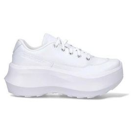 Comme Des Garcons Baskets Plateforme Blanches/GP Blanc