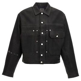 Givenchy Chaqueta de denim endulzado Negro