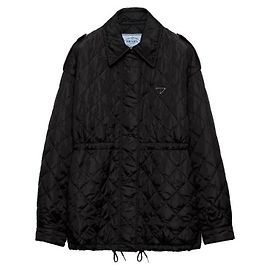 Prada Lightweight Recycled Nylon Blouson Jacket Black