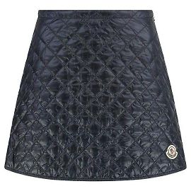 Moncler Diamond Quilted Mini Skirt Blue