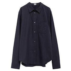 Loewe Camisa em algodão Azul