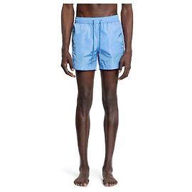 Moncler Shorts de banho com patch de logo Azul