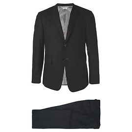 Thom Browne Klassisch geschnittenes Super-Woll-Twill-Anzug Braun