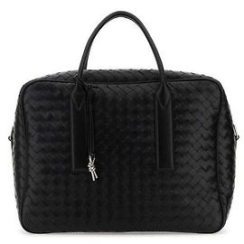 Bottega Veneta Medium Getaway Travel Bag Black