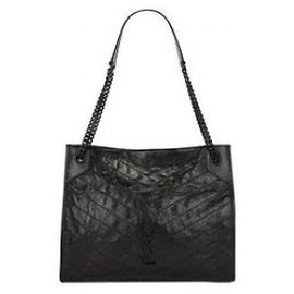Saint Laurent Borsa a tracolla Niki Nero
