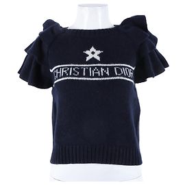 Cashmere-Strick Christian Dior Blau