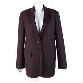 The Row Long Sleeve Jacket Brown