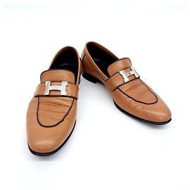 Hermès Mocasines Hermes Paris Castaño