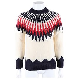 Moncler Suéter de Malha de Manga Longa Branco