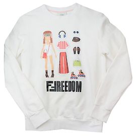 Fendi Moleton de papel para crianças Anos Branco