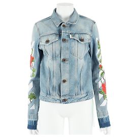 Off White Off-White Jeansjacke Blau