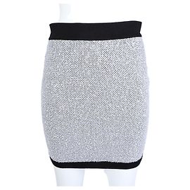 Balmain Gonna con paillettes Multicolore