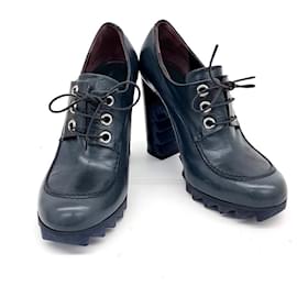 Jil Sander Leather Booties Navy Multiple colors