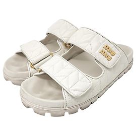 Miu Miu Slippers White