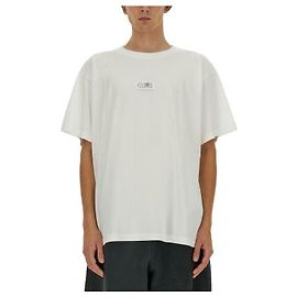 Maison Martin Margiela Kurzarm-T-Shirt mit Nummerierung Weiß