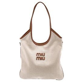Miu Miu Canvas Bag Regular ACRN Brown