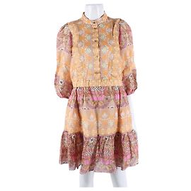 Sandro Kleid Orange