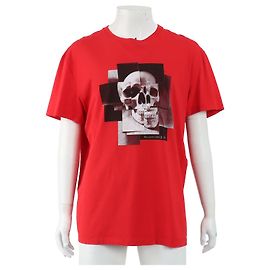 Alexander McQueen Short Sleeve Top Red